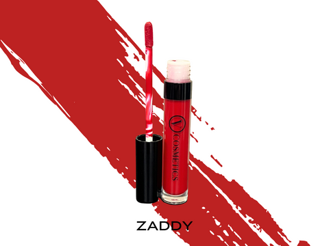 Zaddy Red Matte liquid lipstick – V Cosmetics